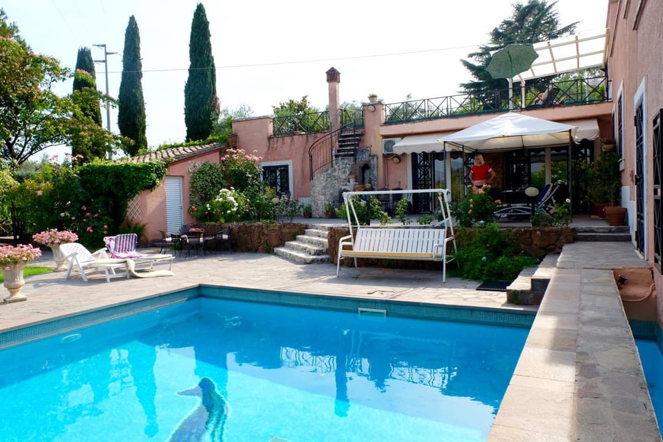 Facade/entrance, Bird's eye view, Pool view, Swimming pool