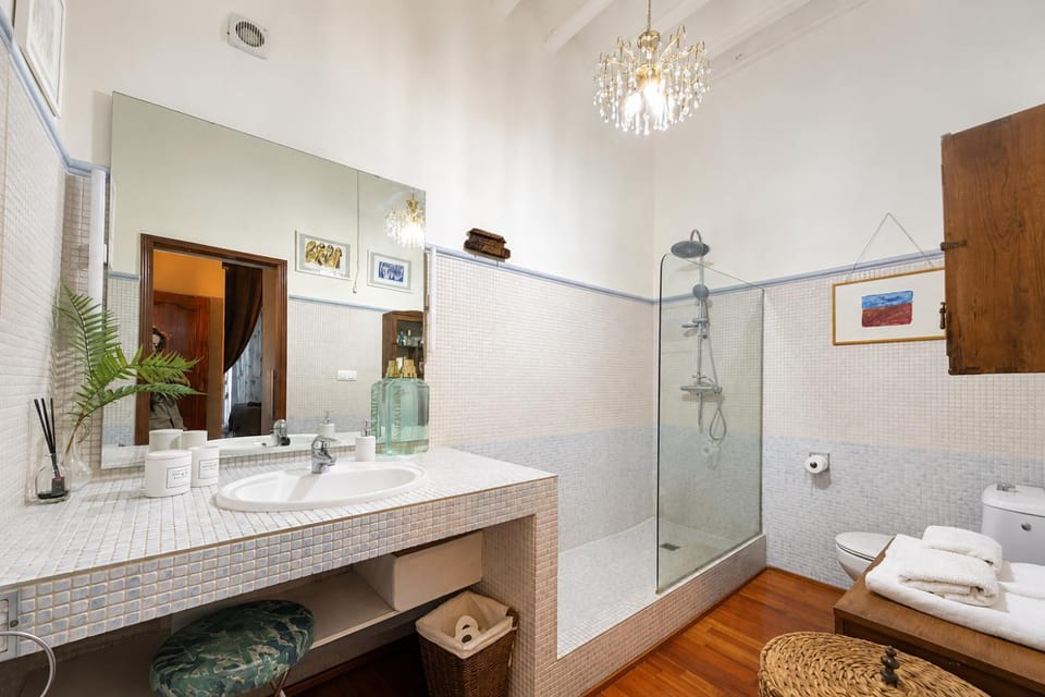 Shower, Toilet, Bathroom, towels