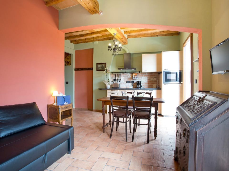 Kitchen or kitchenette, Living room, Dining area
