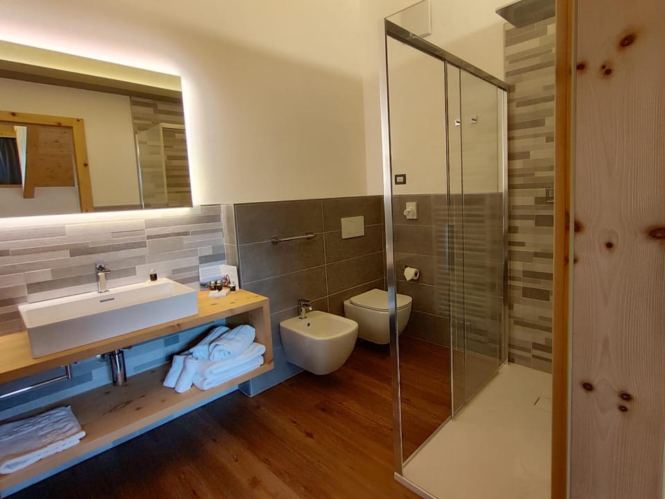 Shower, Toilet, Bathroom, bidet, towels