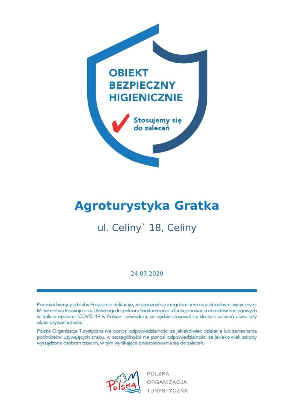 Agroturystyka Gratka Farm Stay in Poland