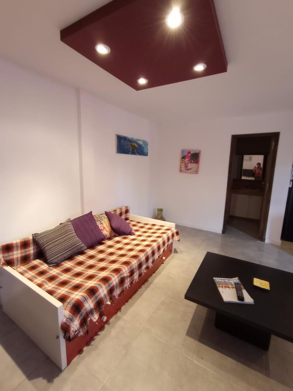 Bed, Living room