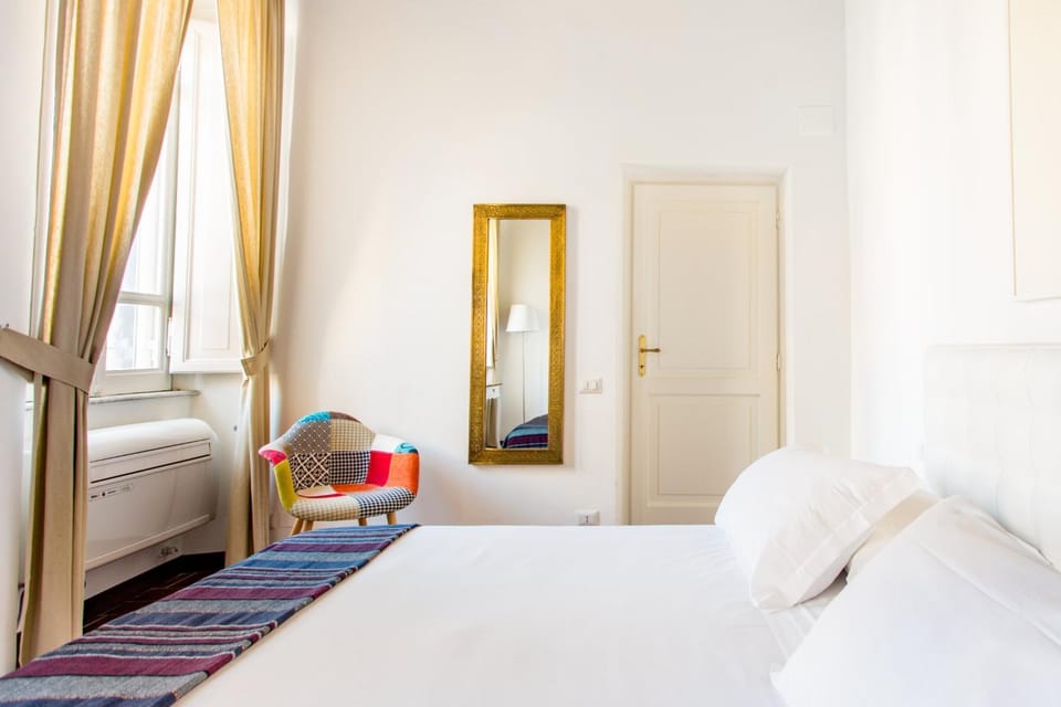 Bed, Bedroom, heating, air conditioner