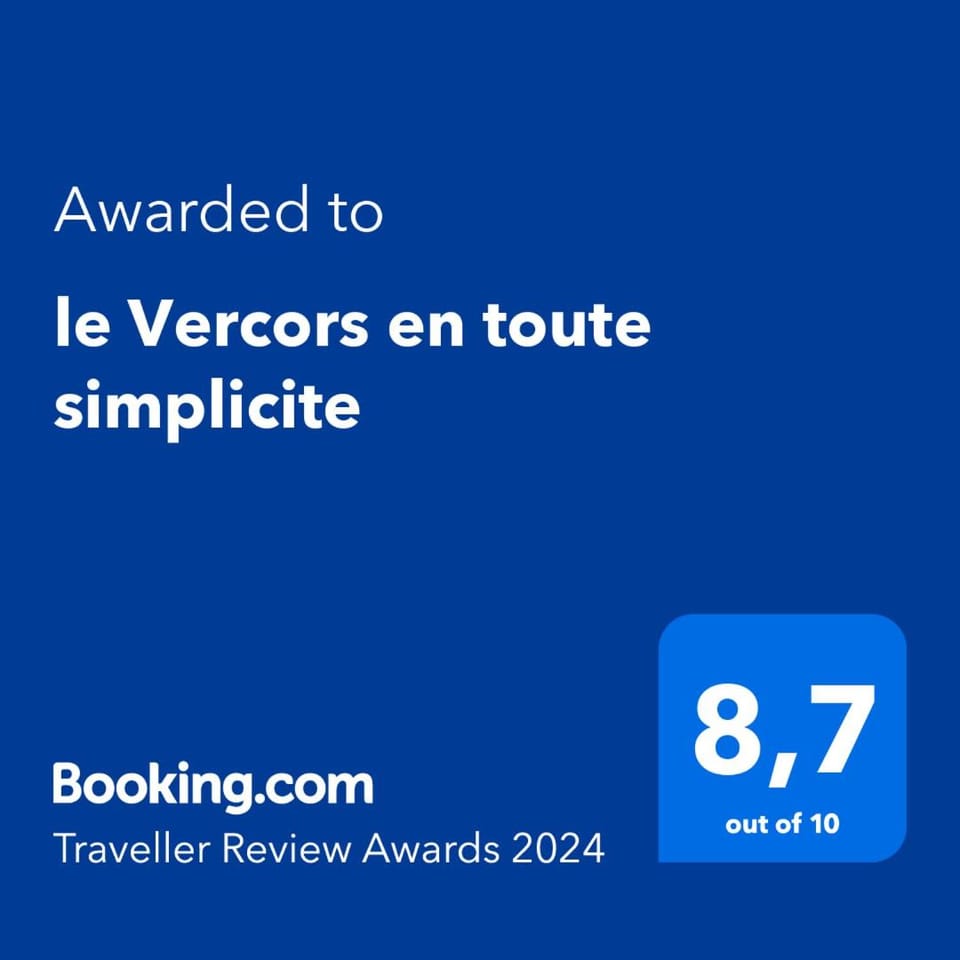 le Vercors en toute simplicite Apartment in Auvergne-Rhône-Alpes