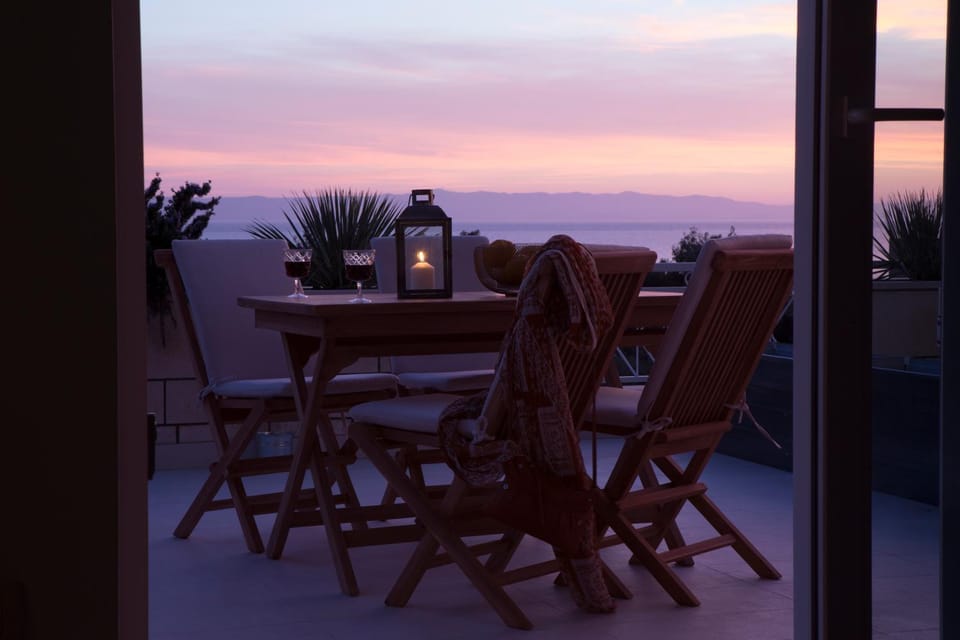 Balcony/Terrace, Sea view, Sunset