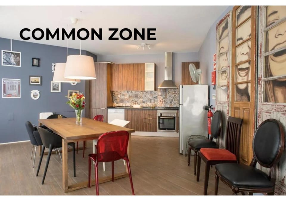Living room, Seating area, Dining area