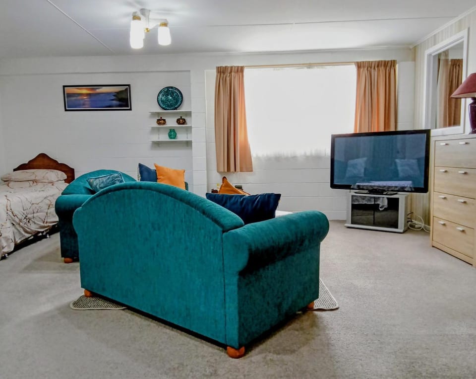 Bed, TV and multimedia, Living room, Photo of the whole room, Seating area