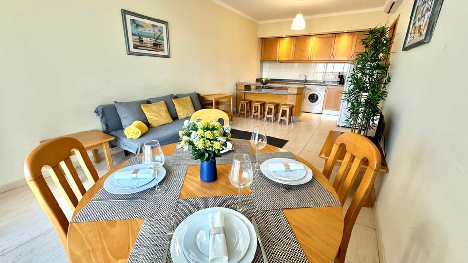 Living room, kitchen