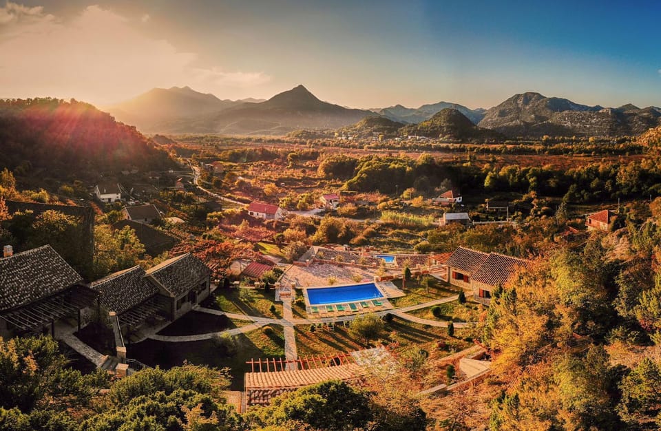 Off site, Neighbourhood, Natural landscape, Summer, Swimming pool, Swimming pool, Sunset