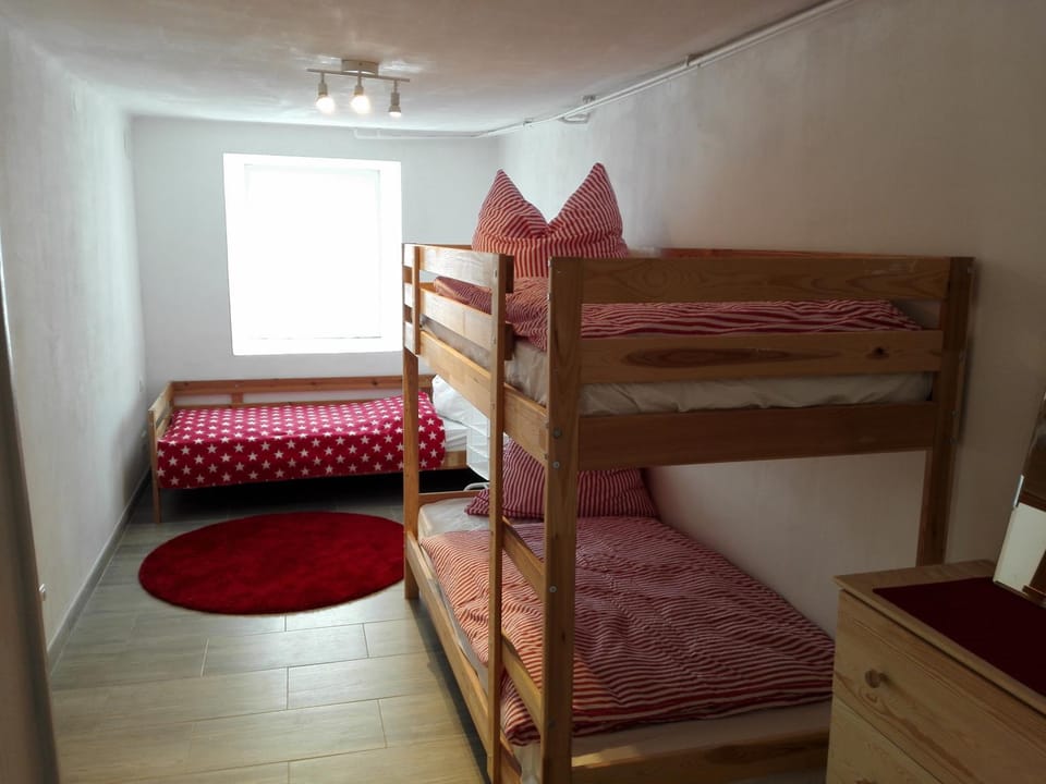 Bed, bunk bed