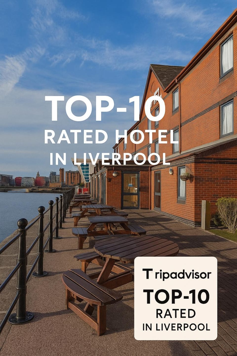 Property building, Day, Property logo or sign, Logo/Certificate/Sign, Text overlay, Sea view, Certificate/Award