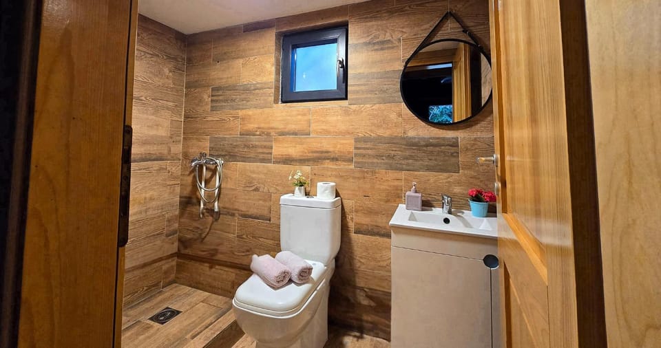 Shower, Toilet, Bathroom, towels