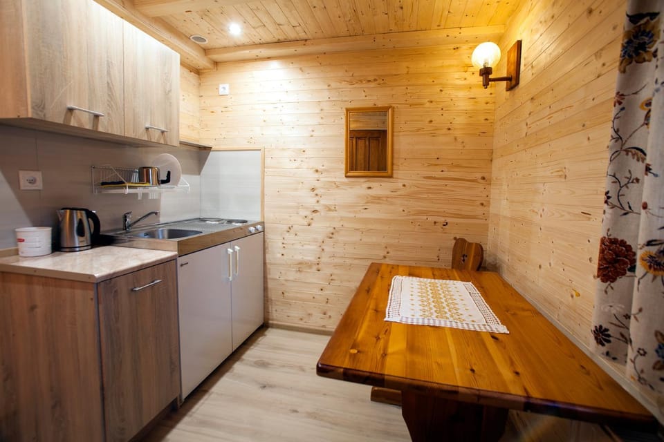 Kitchen or kitchenette, Dining area, oven