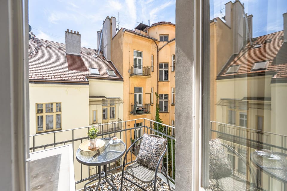 Modern Studio Residence on Bílkova Street with Balcony Apartment in Prague