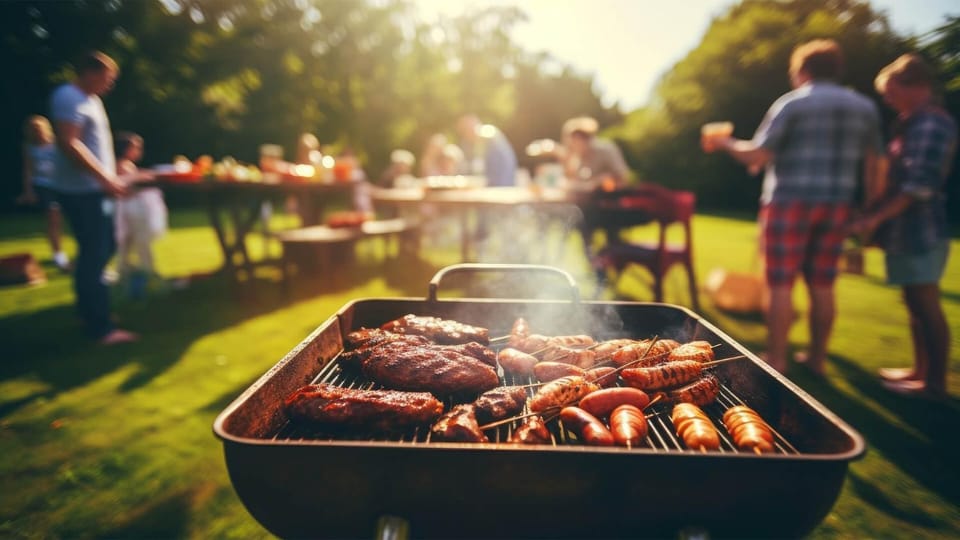 People, BBQ facilities