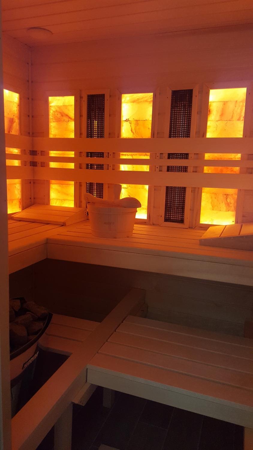 Sauna, Area and facilities
