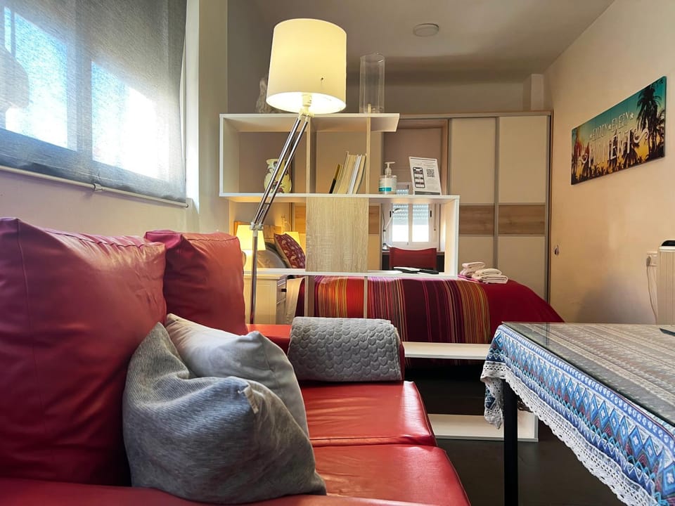 Living room, Photo of the whole room, Seating area, Bedroom, wardrobe, air conditioner