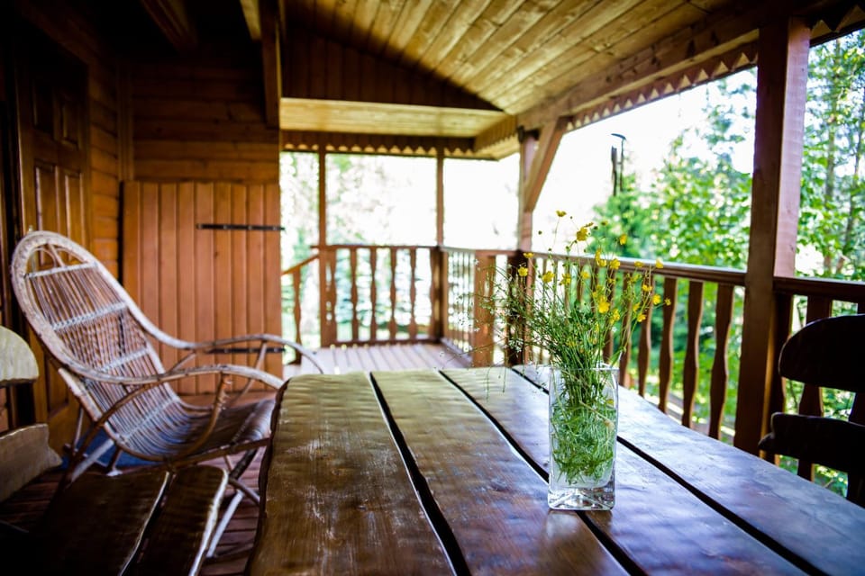 Rajskie Nature lodge in Poland