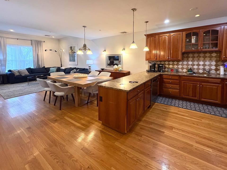 3-Bed 2-Bath Brookline Village Townhome w Deck House in Brookline