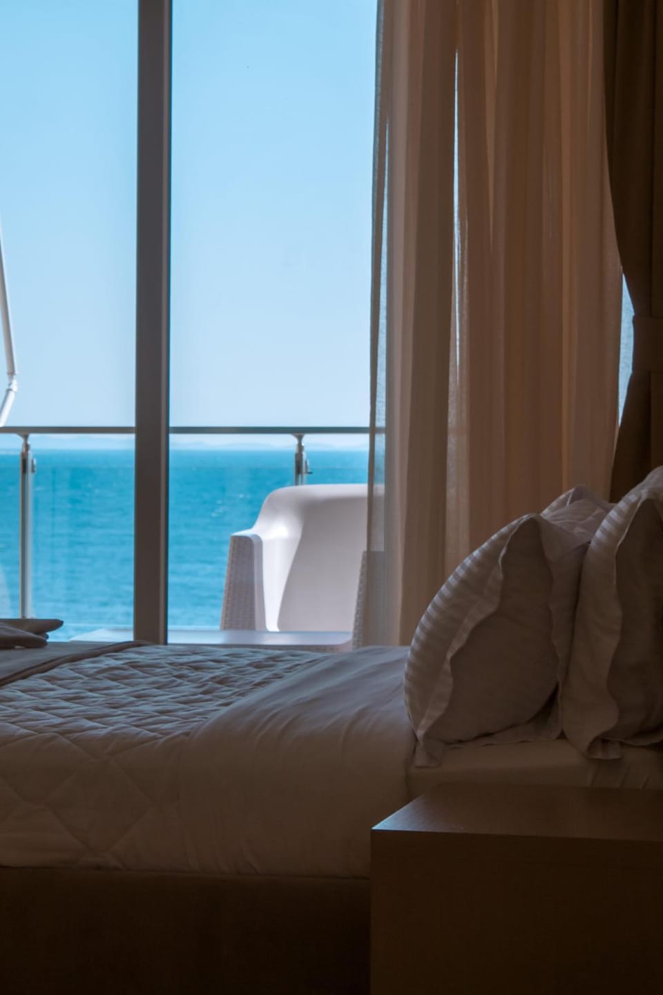 Bedroom, Sea view