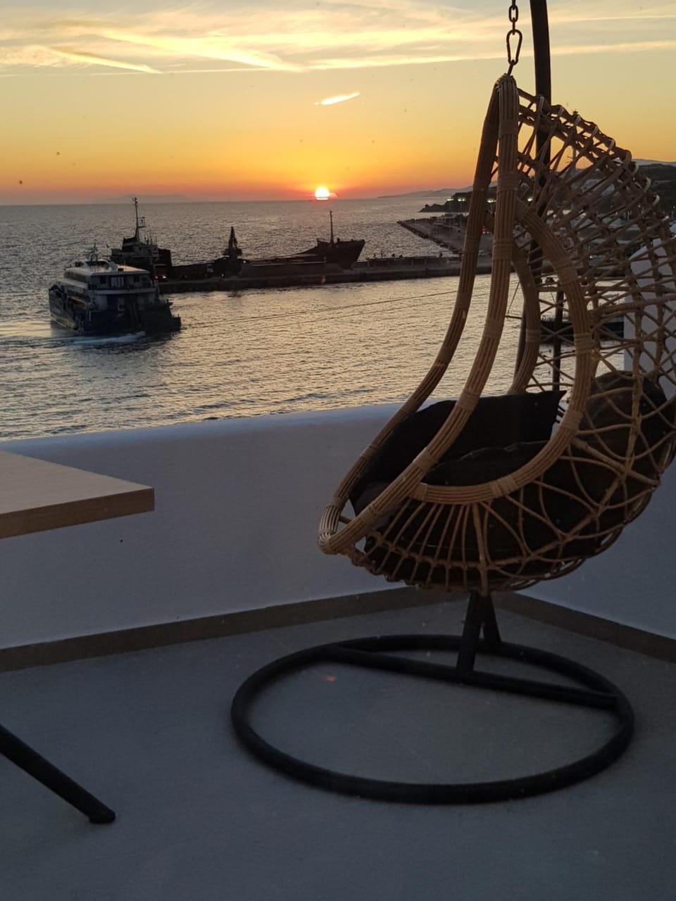 Balcony/Terrace, Sea view, Sunset