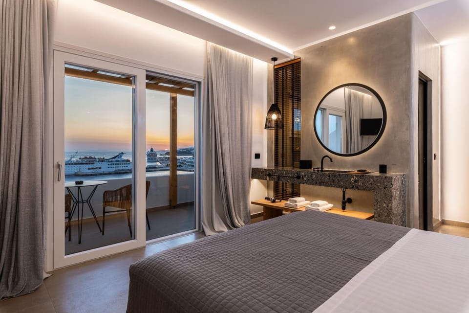 Balcony/Terrace, Photo of the whole room, Sea view, Sunset