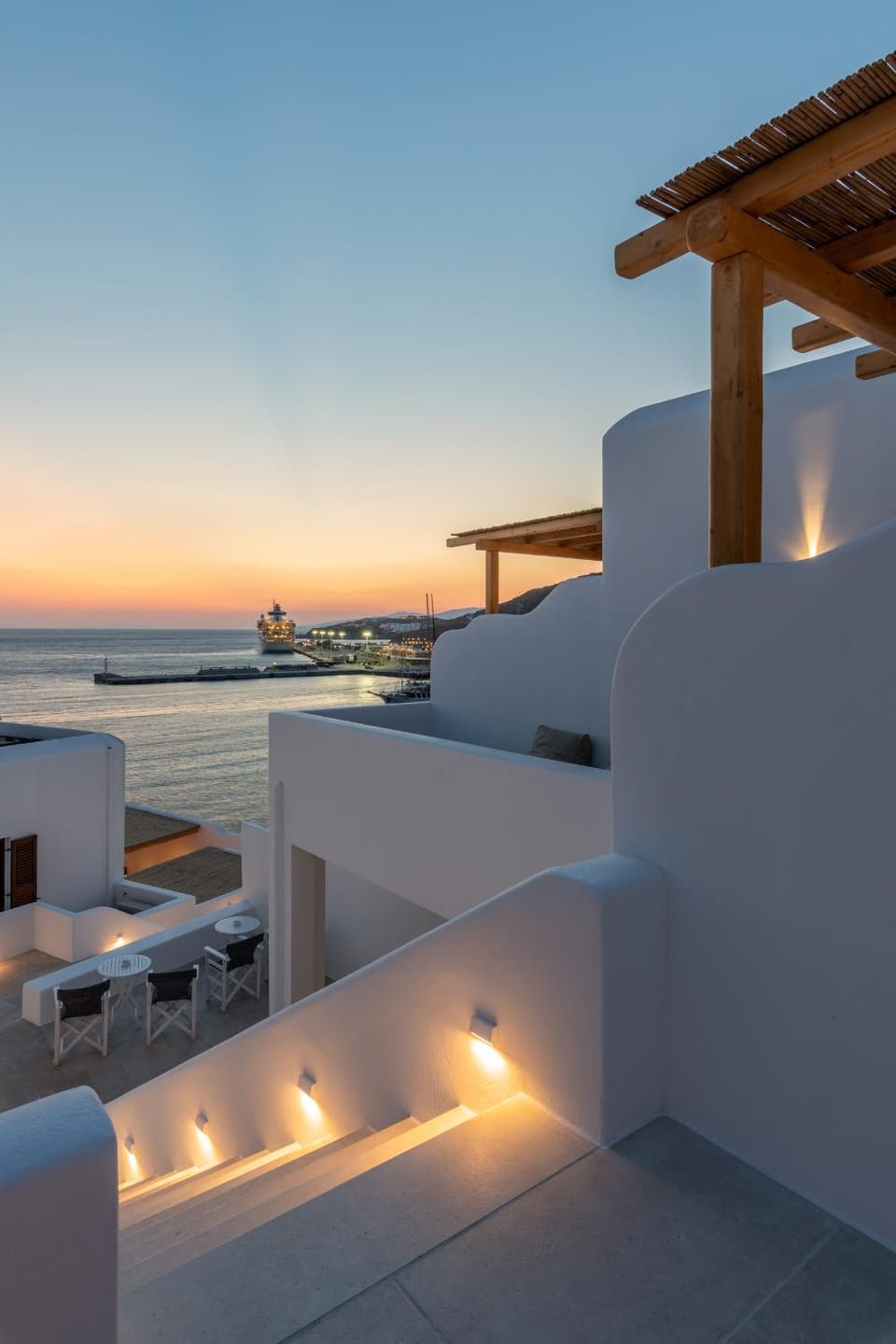 Property building, Sea view, Sunset