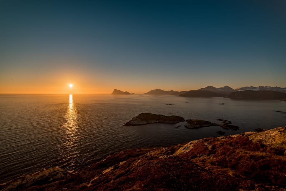 Natural landscape, Sea view, Sunset