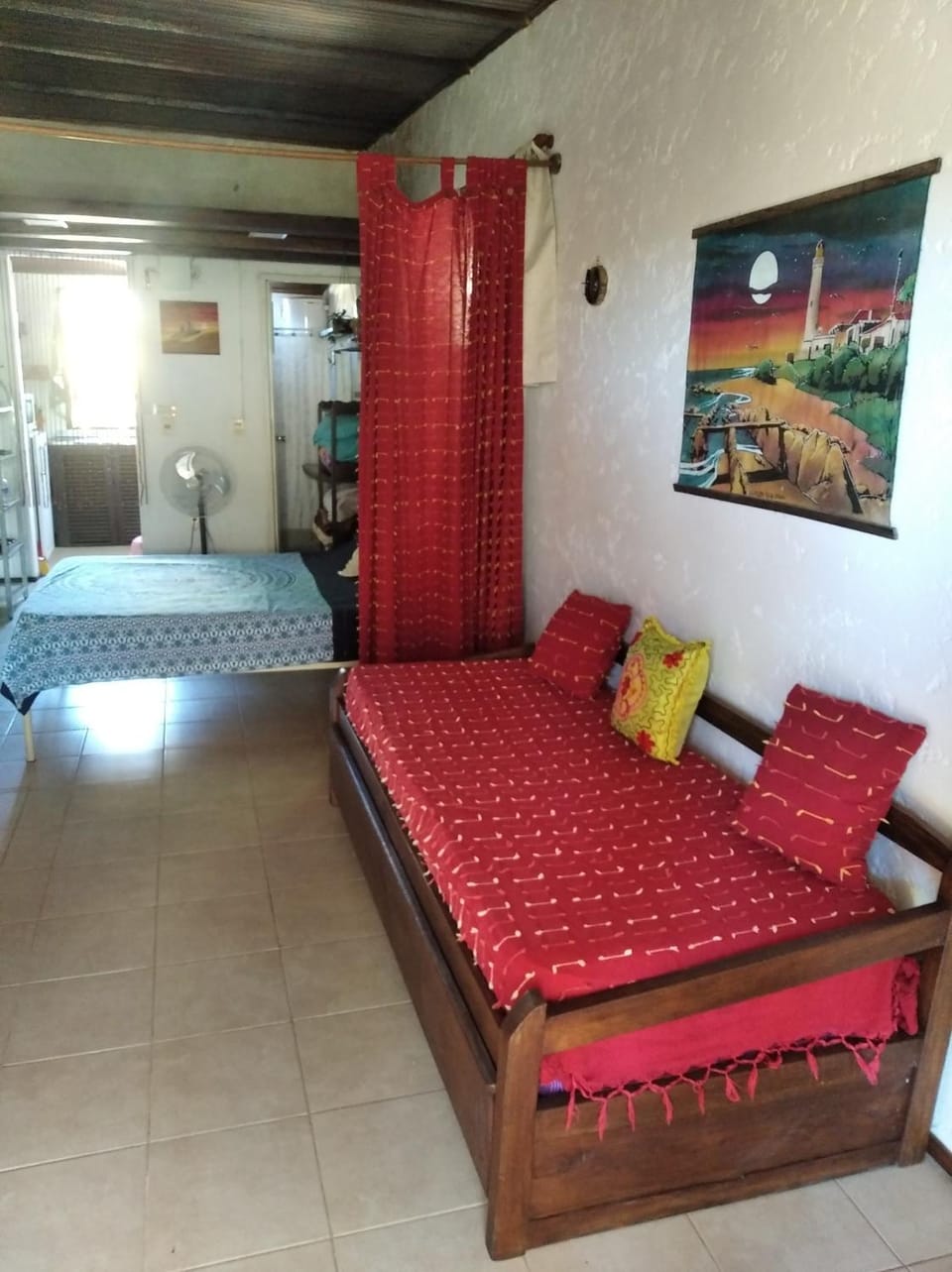 Spring, Living room, On site
