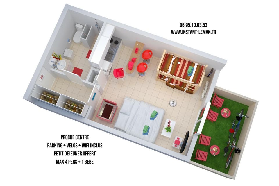 Instant-Léman II Apartment in Thonon-les-Bains