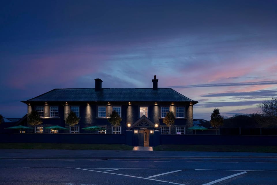 Property building, Sunset