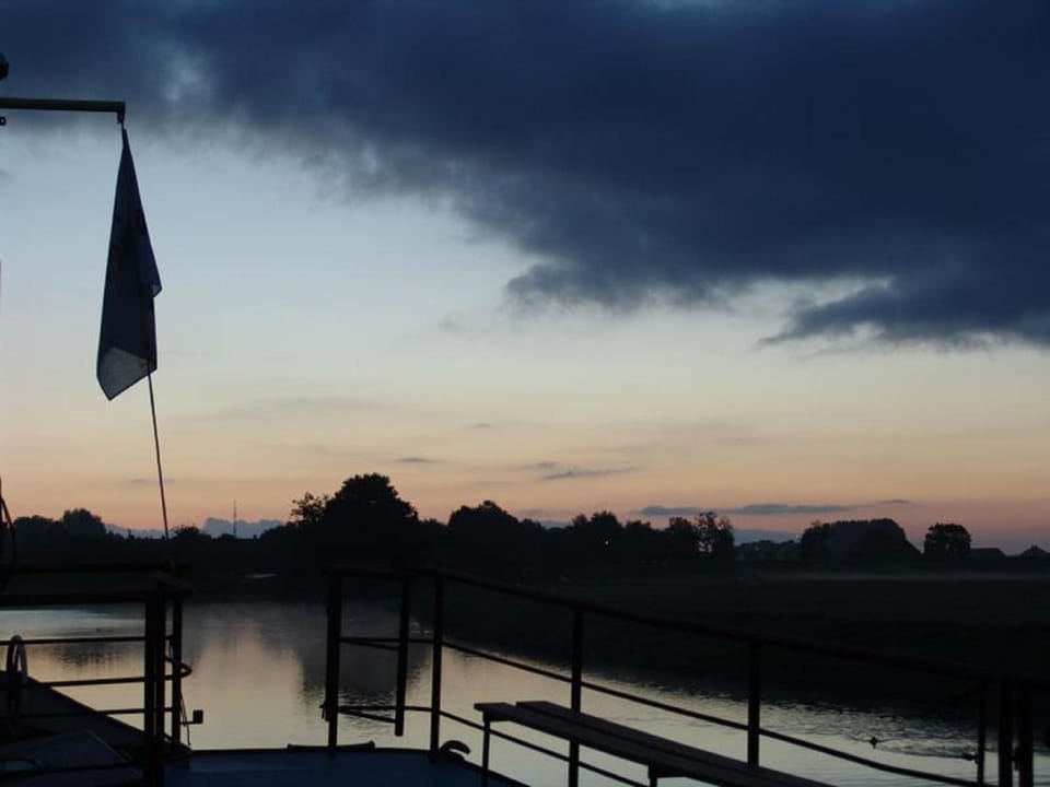 Property building, Off site, Sunset