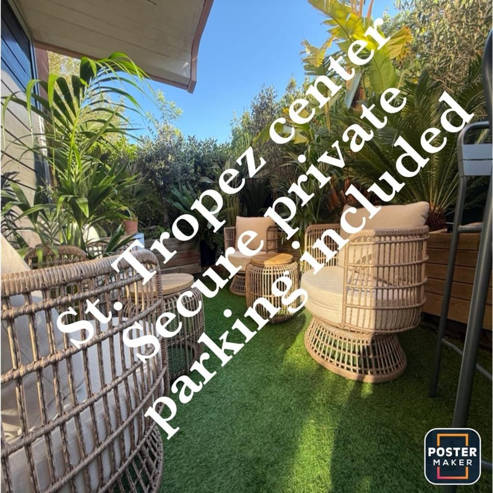 Saint Tropez centre parking et jardin privé inclus Apartment in Saint-Tropez