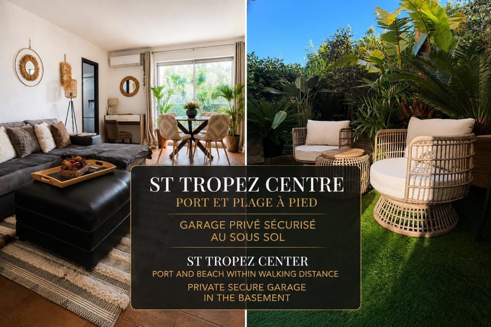 Saint Tropez centre parking et jardin privé inclus Apartment in Saint-Tropez