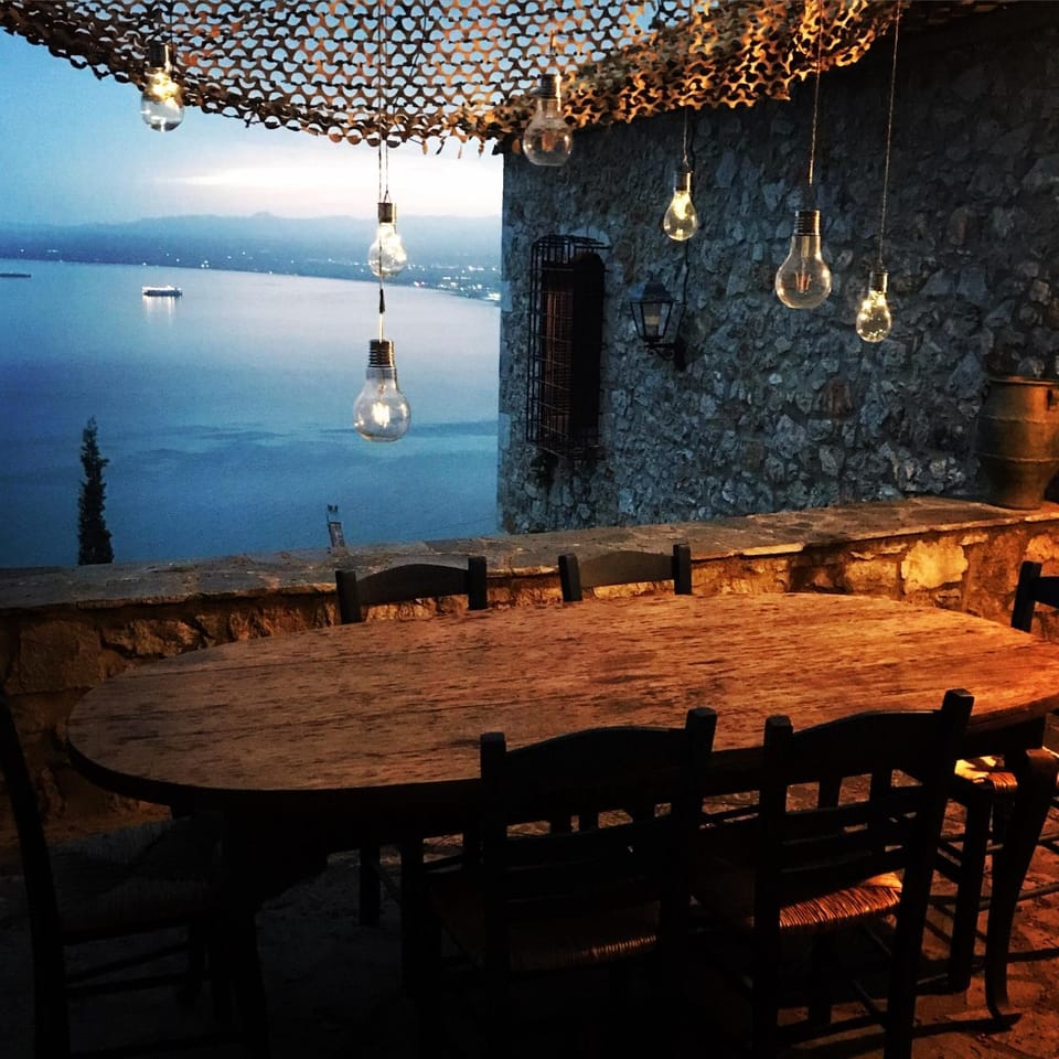 Dining area, Sea view
