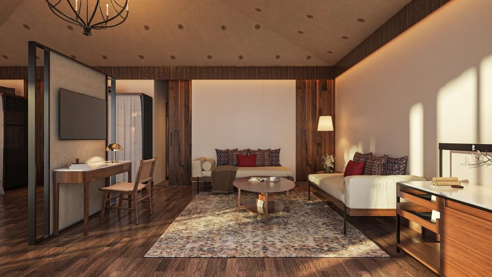 Living room, Photo of the whole room, Seating area, Bedroom