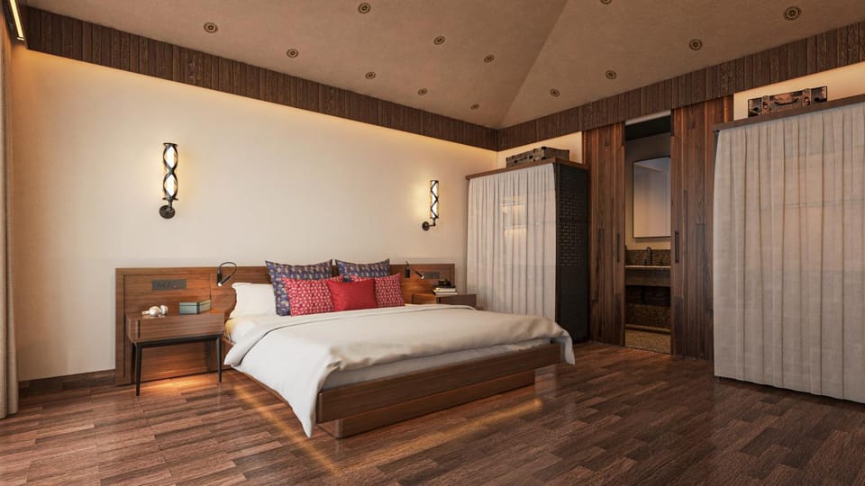 Bed, Bedroom, wardrobe