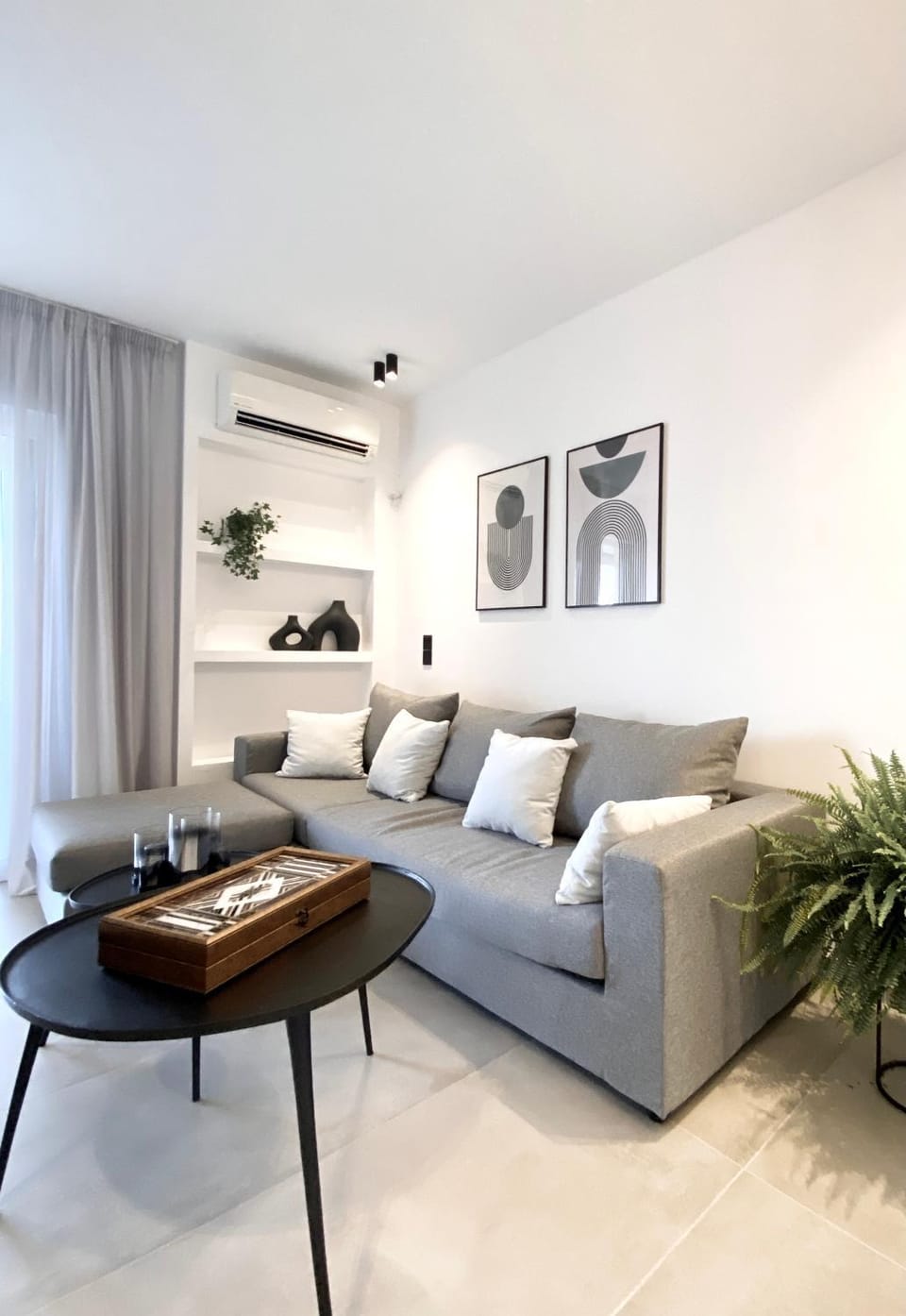 Living room, Decorative detail, air conditioner