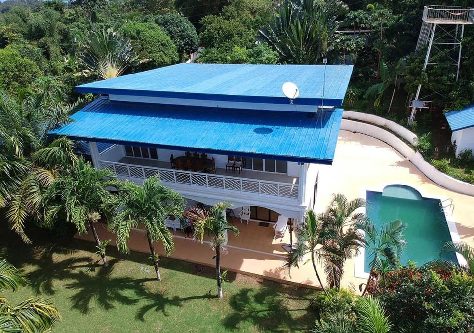 Patio, Facade/entrance, Bird's eye view, Garden, Garden view, Pool view