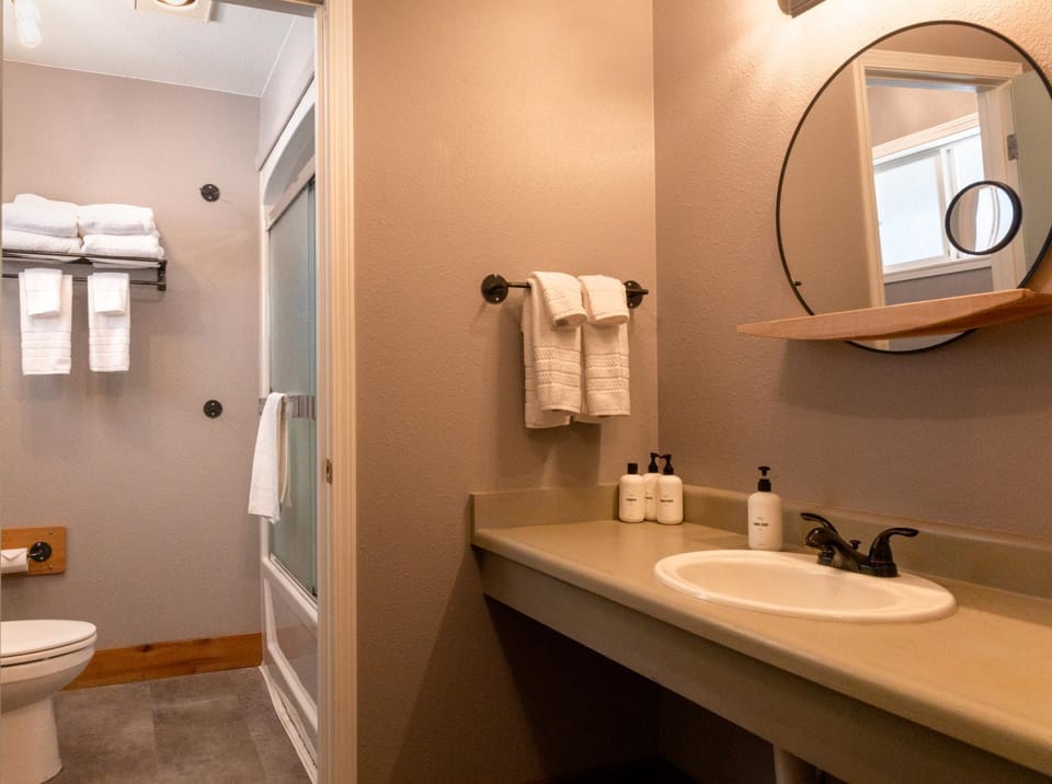 Shower, Toilet, Bathroom, towels