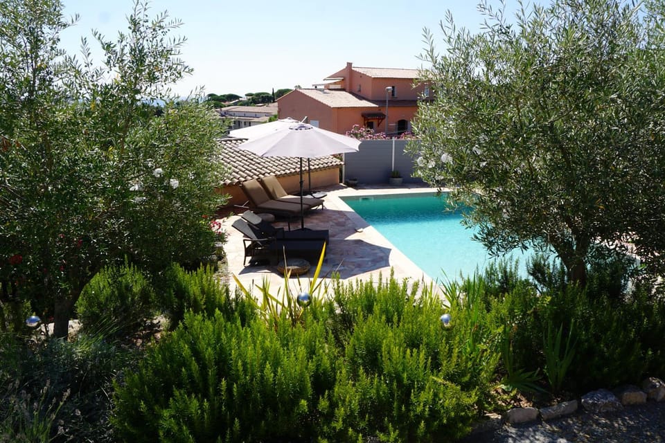 Property building, Summer, Garden, On site, Pool view, Swimming pool