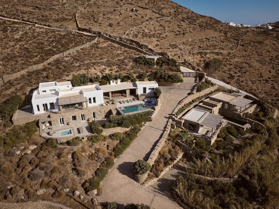 Property building, Natural landscape, Bird's eye view