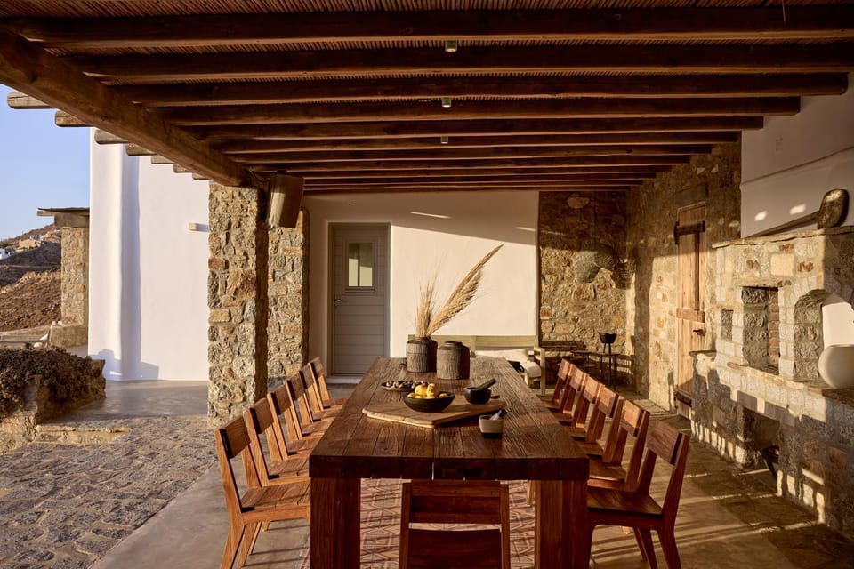 BBQ facilities, Dining area