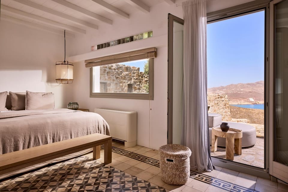 View (from property/room), Bedroom, Sea view
