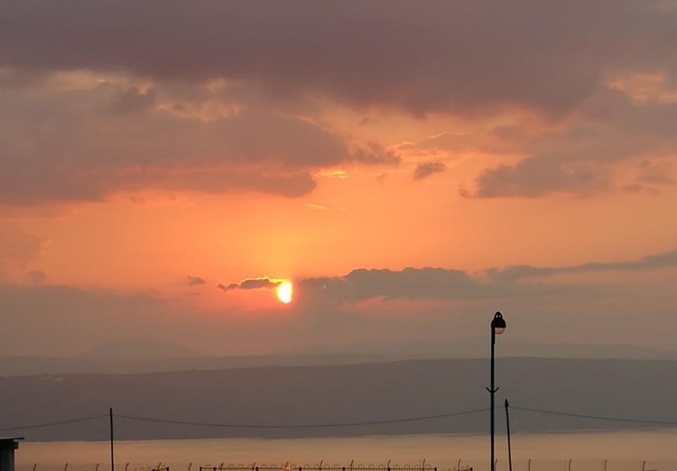 Natural landscape, Lake view, Sunset