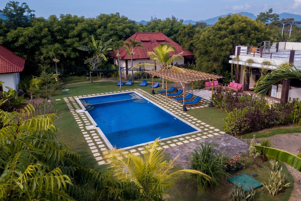 Restaurant/places to eat, Garden, Balcony/Terrace, Lounge or bar, Swimming pool