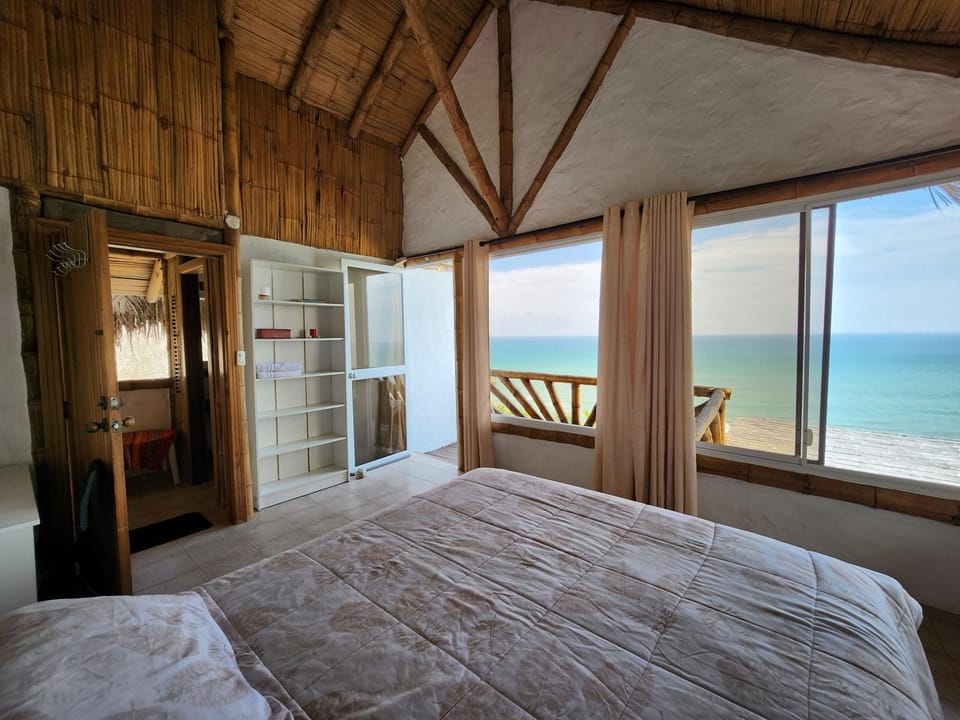Bed, Balcony/Terrace, Bedroom, Sea view
