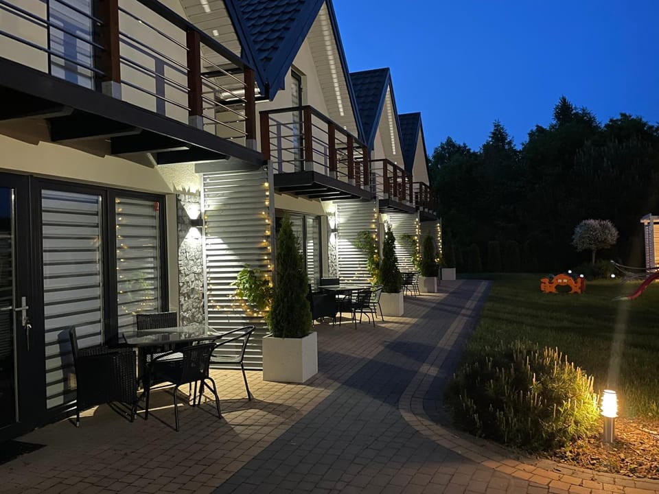 Patio, Night, Garden view