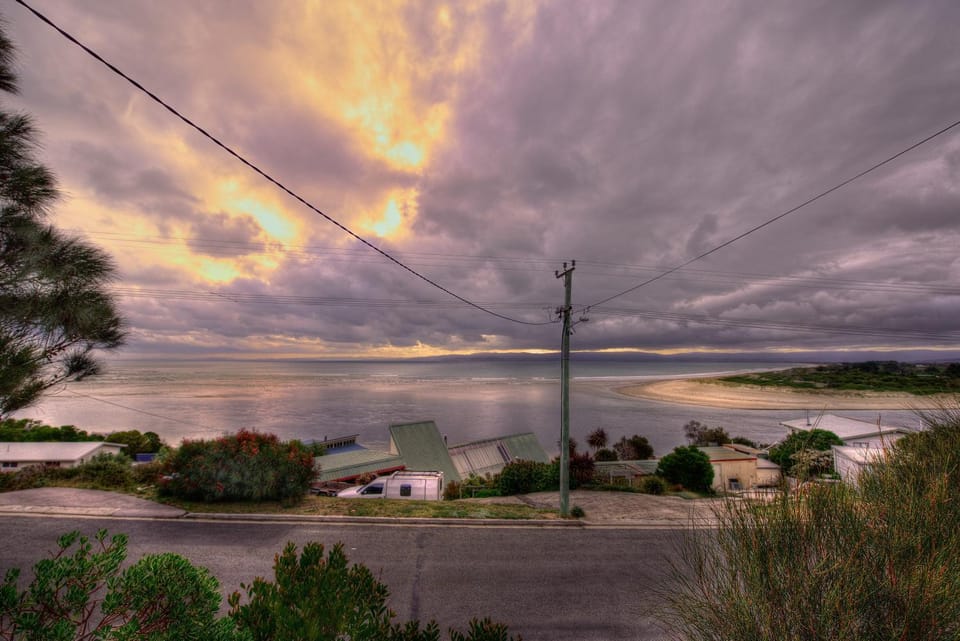 Natural landscape, Sea view, Sunset