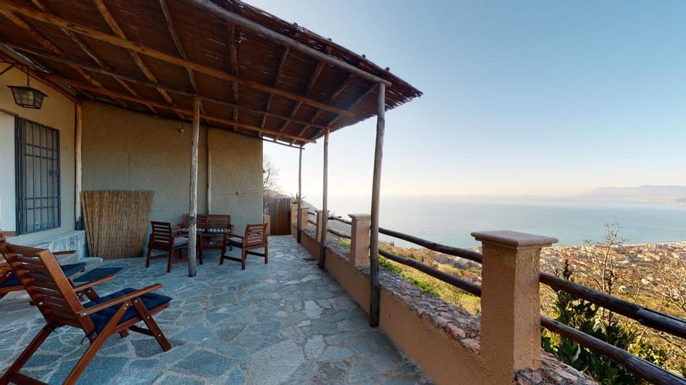 Patio, Day, Natural landscape, View (from property/room), Balcony/Terrace, Sea view